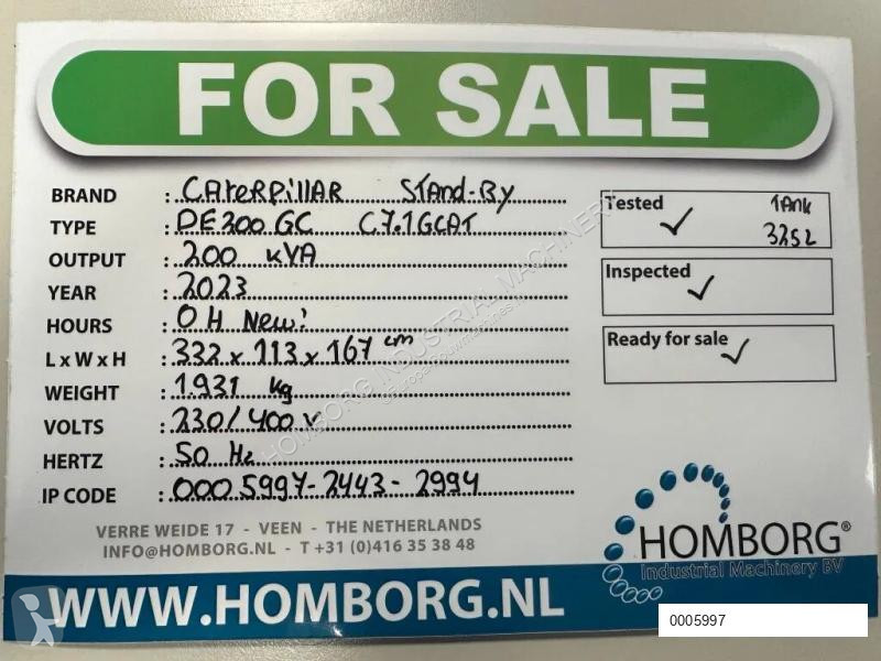 Materiaal voor de bouw Caterpillar DE200GC C7.1...