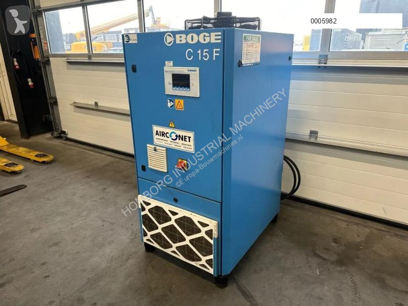 Entreprenørmaskiner Boge C15F - 15 KW...