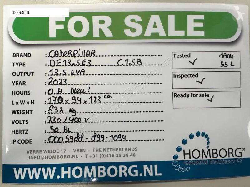 Materiaal voor de bouw Caterpillar DE13.5E3...