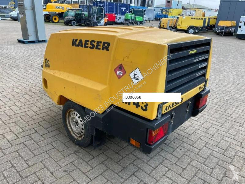 Materiaal voor de bouw Kaeser M43 Kubota 4,3 m3...