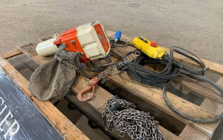 Entreprenørmaskiner  palan electrique capacite