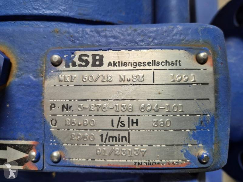 Entreprenørmaskiner KSB Hochdruck-Kreiselpumpe