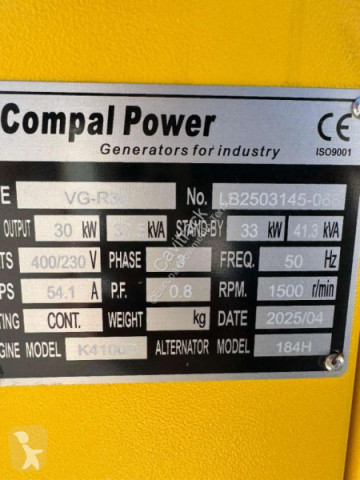Nieuw aggregaat/generator Compal Power