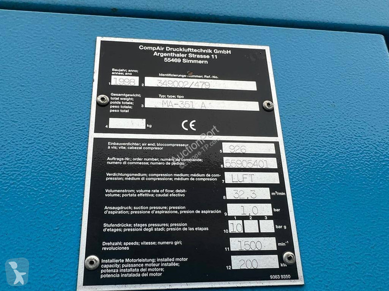 Matériel de chantier Compair MA-351 A