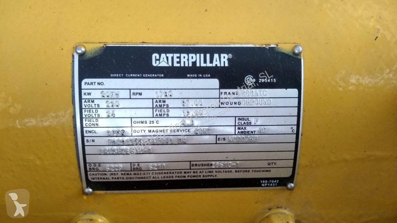 Material de obra Caterpillar Generador 20 kW...