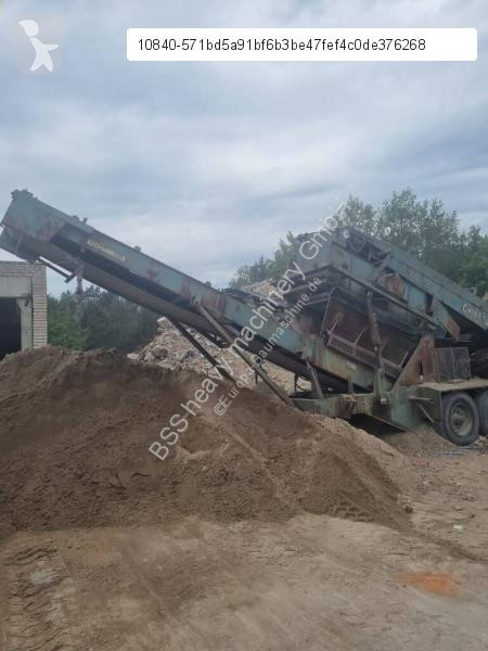 Krossning, återvinning Powerscreen Chieftain 8x4