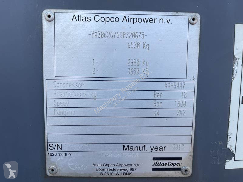 Materiaal voor de bouw Atlas Copco XAHS 447 CD - N