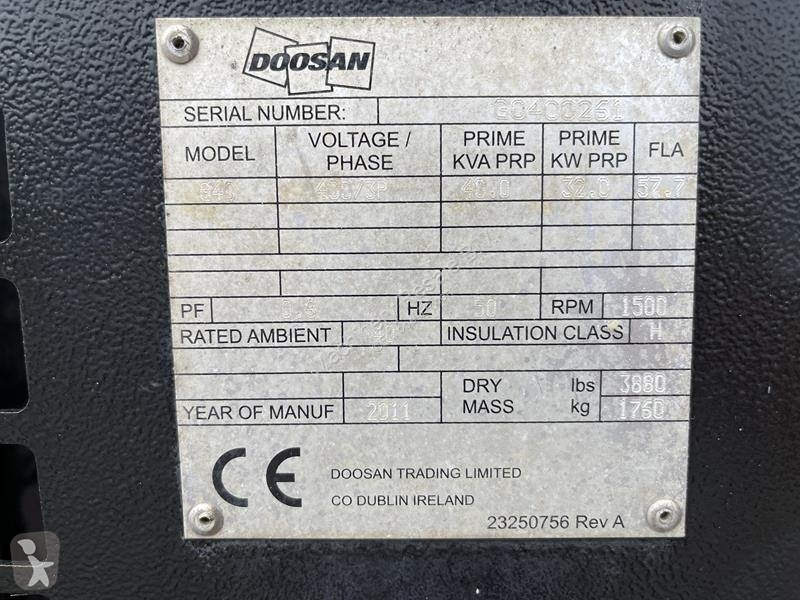 Matériel de chantier Doosan G 40