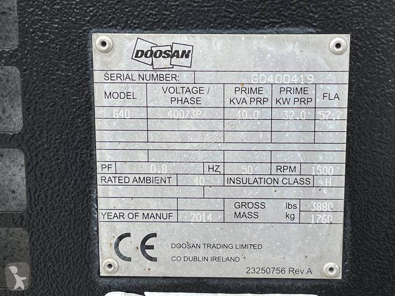 Matériel de chantier Doosan G 40