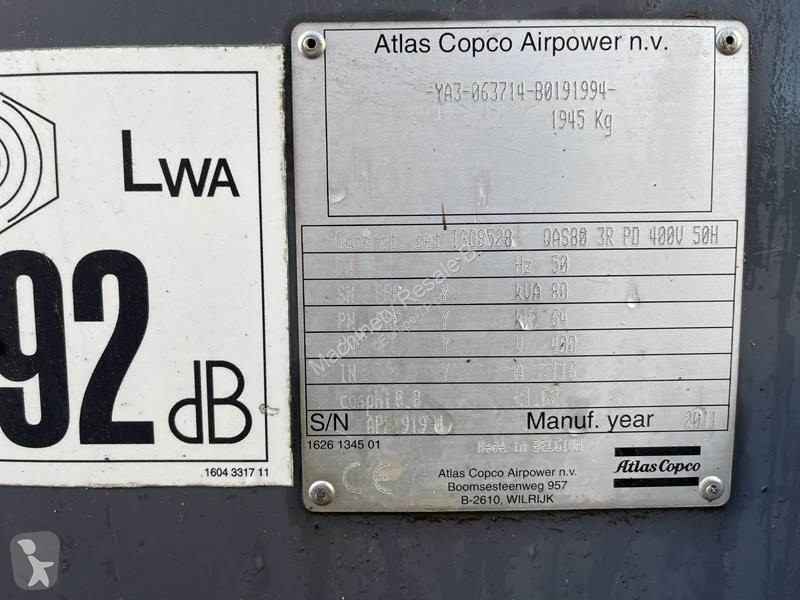 Entreprenørmaskiner Atlas Copco QAS 80