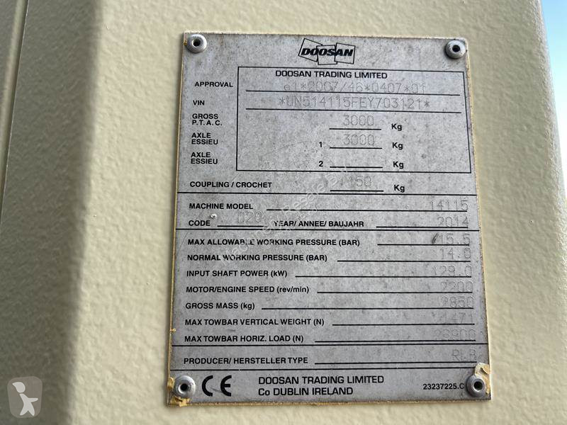 Matériel de chantier Doosan 14 / 115 - N