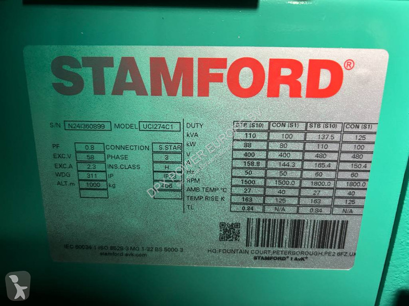Materiaal voor de bouw Cummins C110D5Q - 110...
