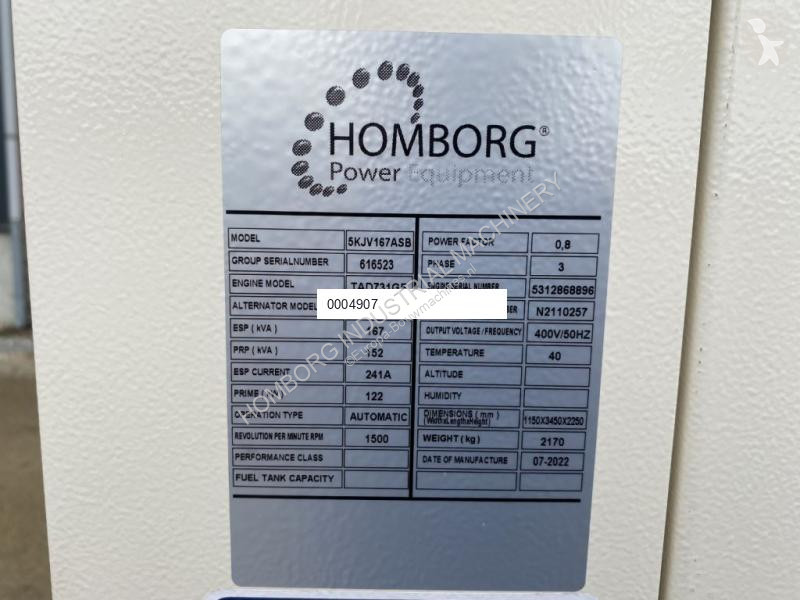 آلة لمواقع البناء Volvo TAD 731 GE Stamford 167...