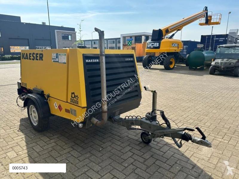 Materiaal voor de bouw Kaeser M80 Kubota 8.1 m3...