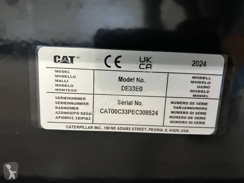 Material de obra Caterpillar DE33E0 - 33 kVA...