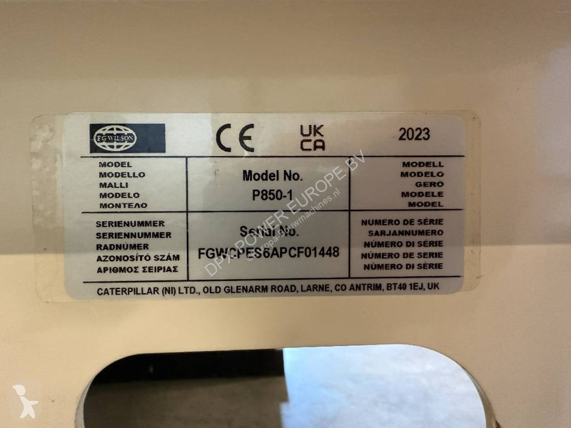 Entreprenørmaskiner FG Wilson P850-1 - 850 kVA...