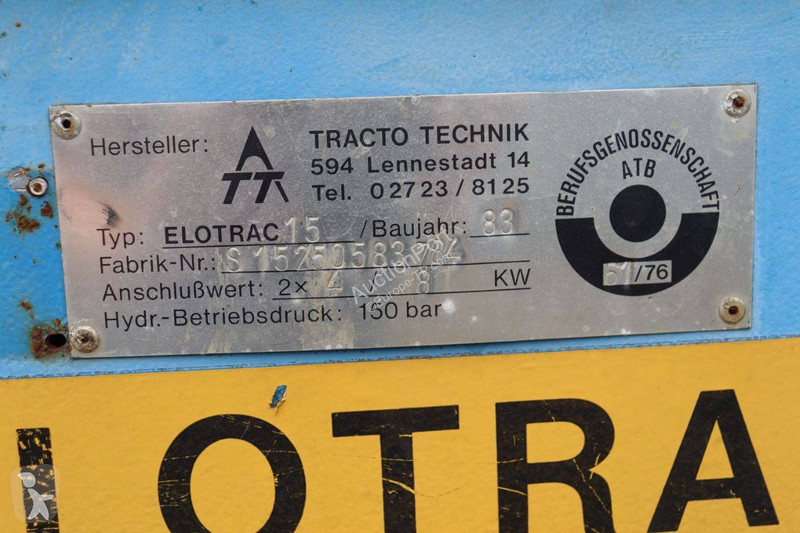 Materiaal voor de bouw  ELOTRAC 15