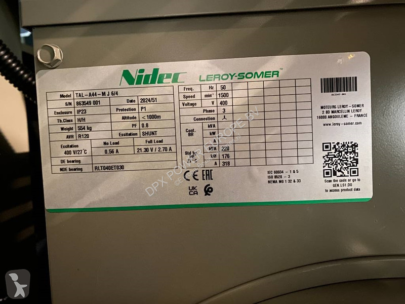 Stavebný stroj Hyundai P086TI - 220 kVA...