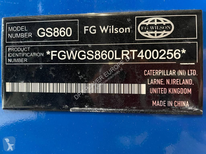 Stavebný stroj FG Wilson P1250-1 - 1250 kVA...