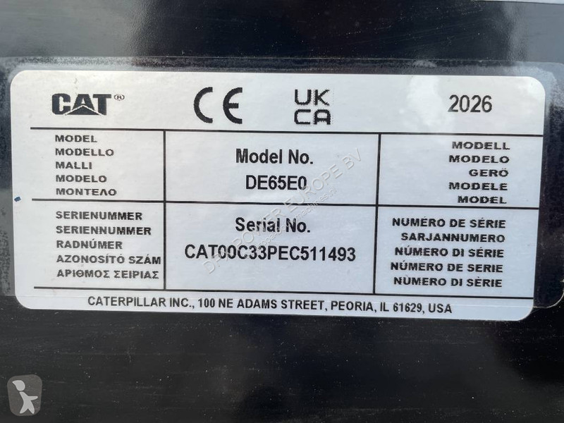 Utilaje de santier Caterpillar DE65E0 - 65 kVA...