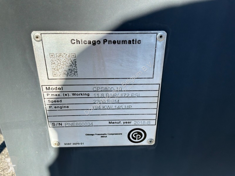 Entreprenørmaskiner Chicago Pneumatic CPS 800 - 10