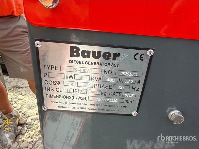 Будівельне обладнання Bauer Generatoren GFS-40 ATS
