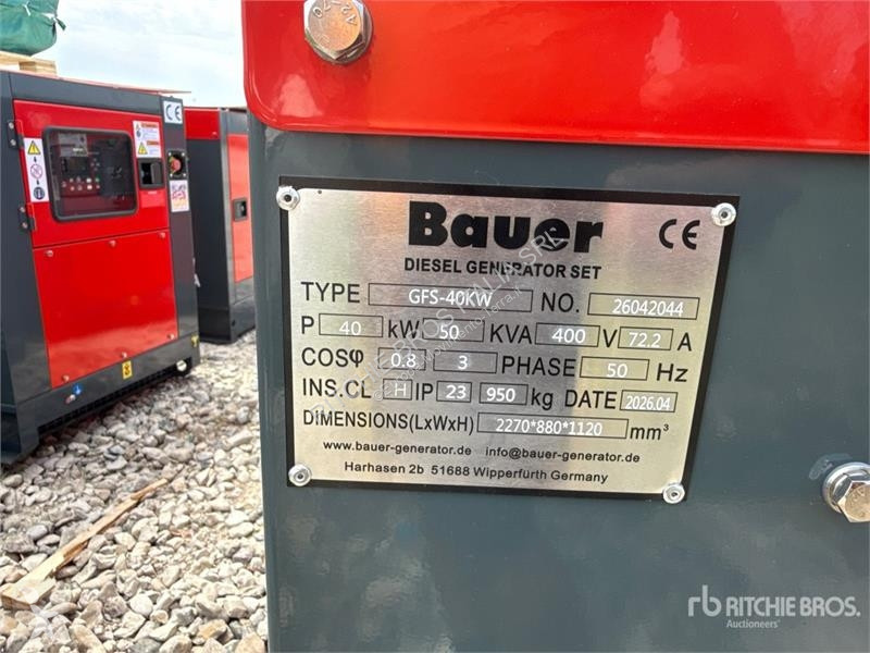 Будівельне обладнання Bauer Generatoren GFS-40 ATS