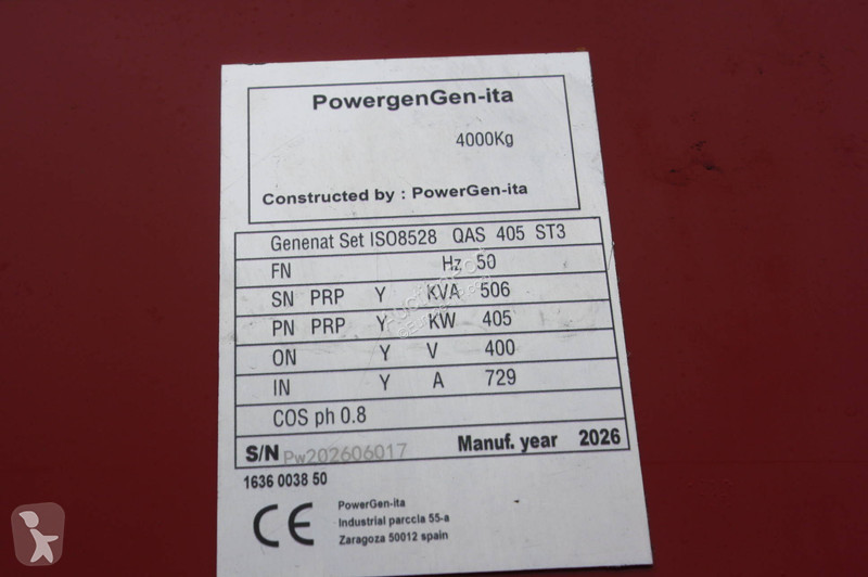 آلة لمواقع البناء Genpower ITA Cummins