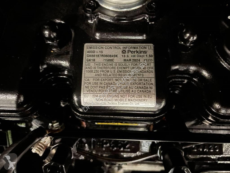 Matériel de chantier Perkins 403D-15 - 15 kVA...