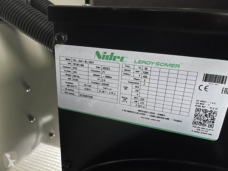 Materiaal voor de bouw Cummins 220 kVA
