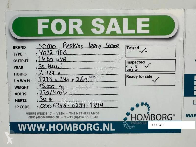 Entreprenørmaskiner SDMO Perkins Leroy Somer...