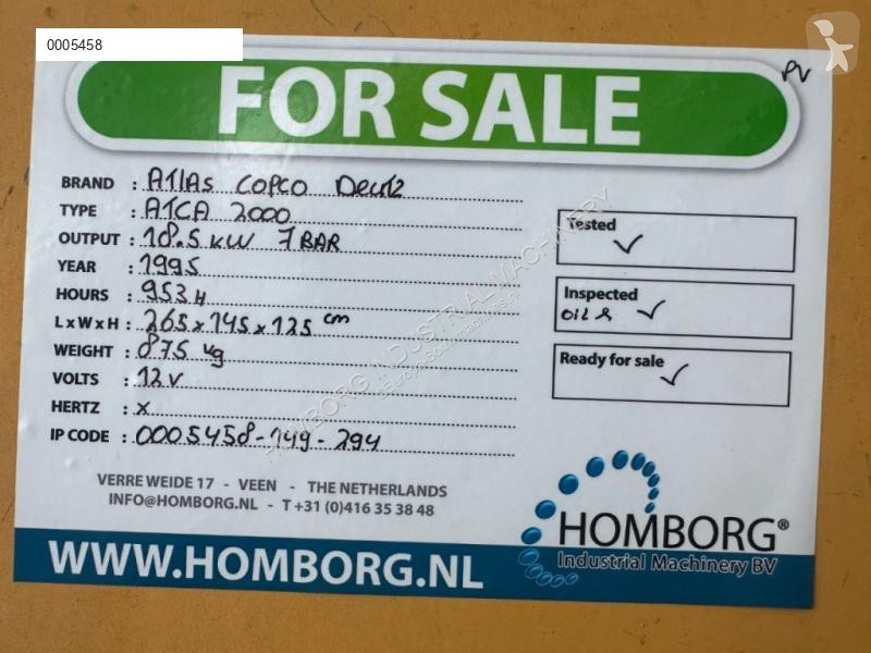 Materiaal voor de bouw Atlas ATCA 2000 Deutz...