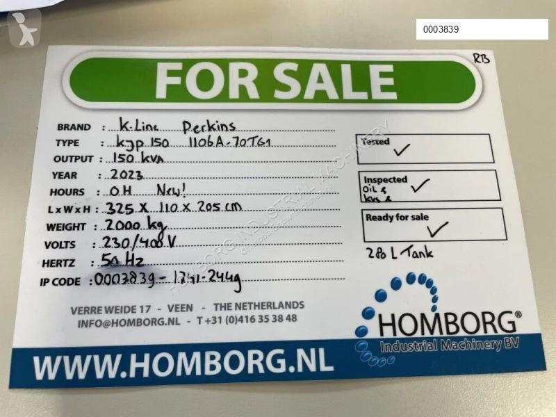 Materiaal voor de bouw Perkins 1106A-70TG1...