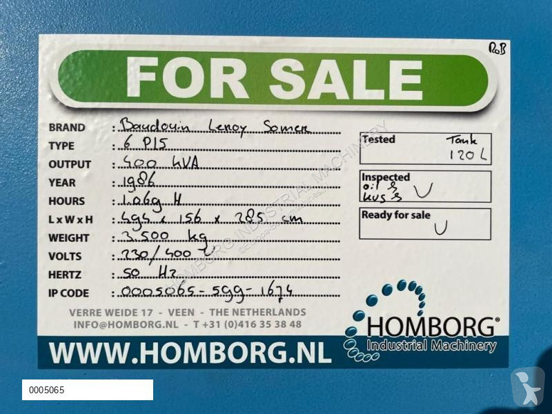 Materiaal voor de bouw  6P15 Leroy Somer 400...