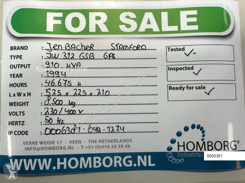 Materiaal voor de bouw Jenbacher JW312 GSB...