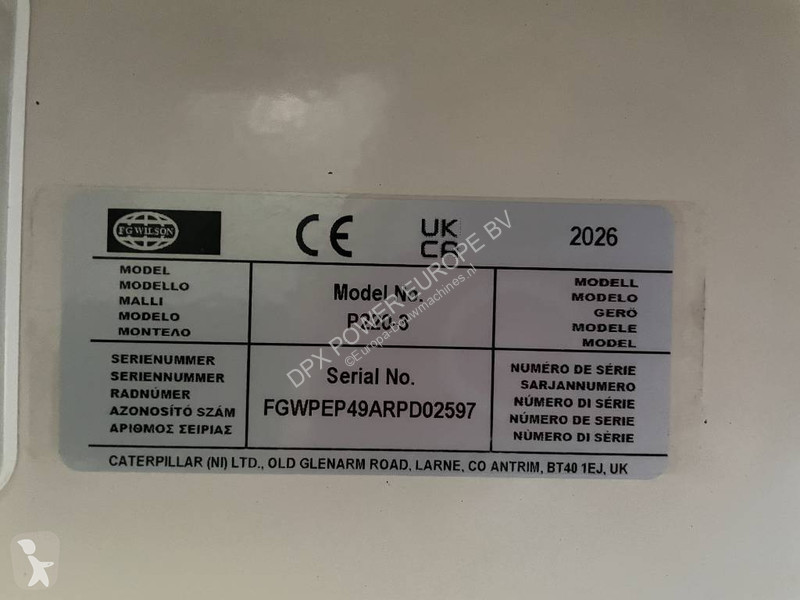 Material de obra FG Wilson P220-3 - 220 kVA...