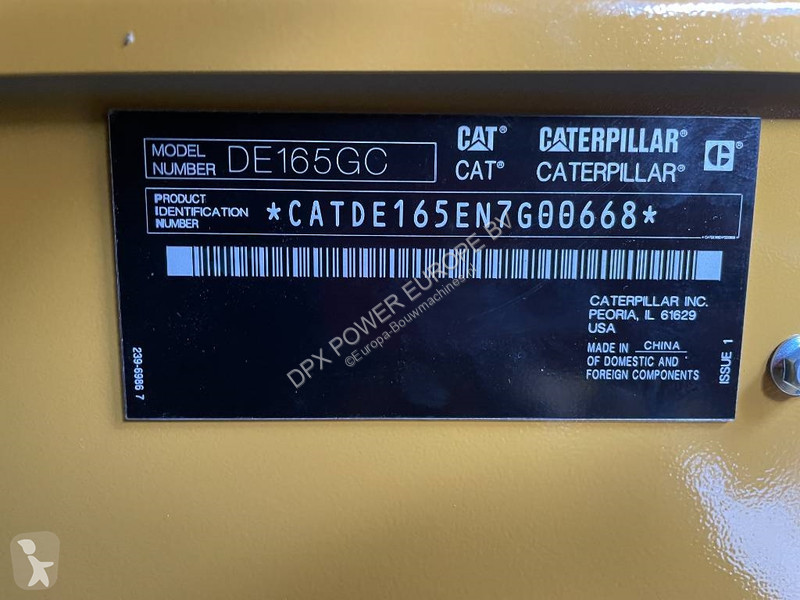 Stavebný stroj Caterpillar DE165GC - 165 kVA...