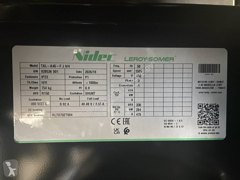 Stavebný stroj Perkins 1706A-E93TAG1 - 330 kVA...