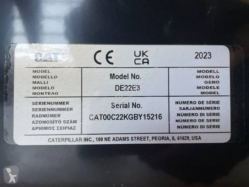 Строительное оборудование Caterpillar DE22E3 -...