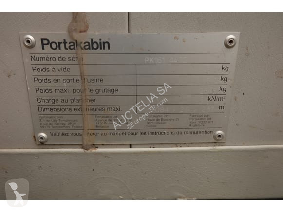 آلة لمواقع البناء Portakabin PK161