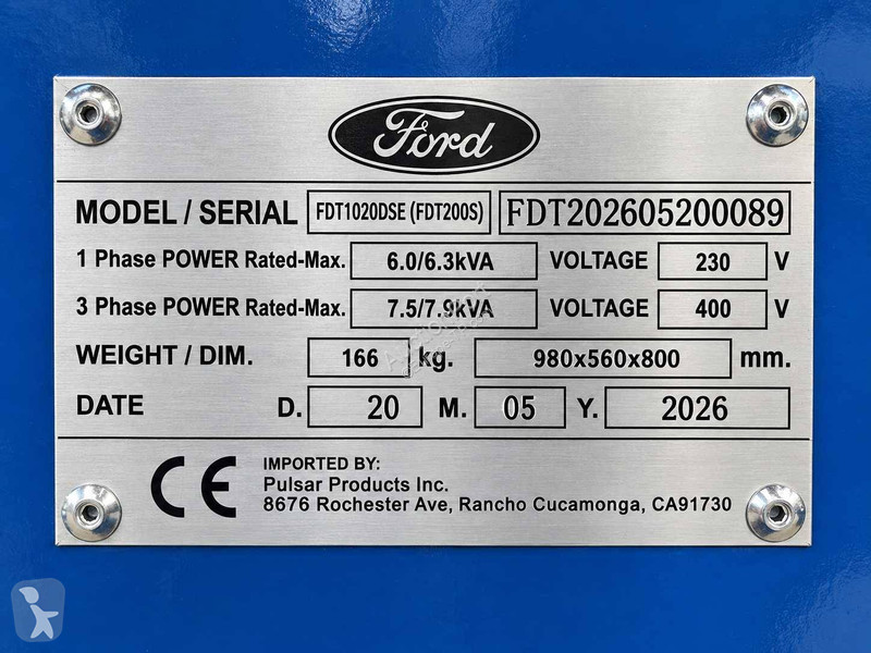 Строителна техника Ford FDT10200SE