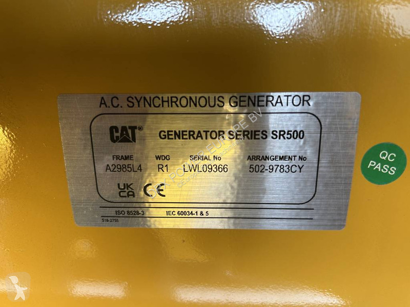آلة لمواقع البناء Caterpillar DE550E0 - C15 -...