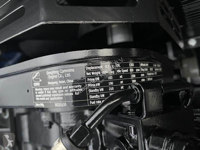 Materiaal voor de bouw Cummins 220 kVA