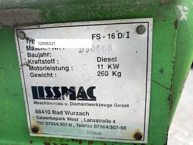 Materiaal voor de bouw Lissmac FS-16 D/I...