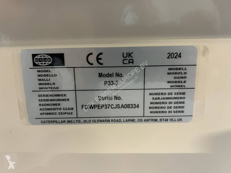 Materiaal voor de bouw FG Wilson P33-3 - 33 kVA...