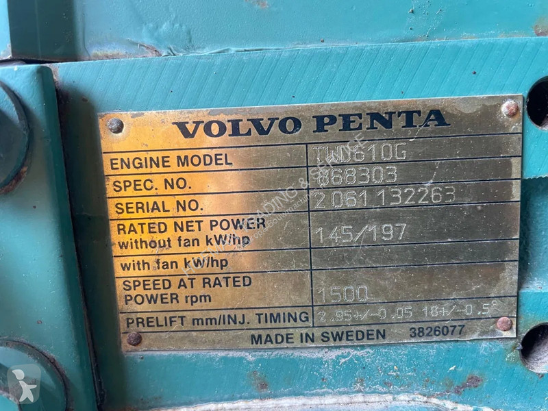 آلة لمواقع البناء Volvo Penta SDMO 150KVA