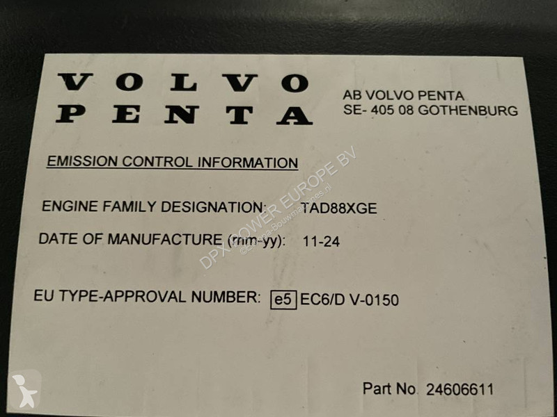 Строительное оборудование Volvo TAD882GE - 275...