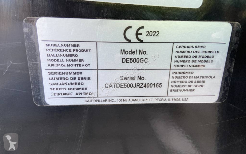 Material de obra Caterpillar DE500GC - 500 kVA...
