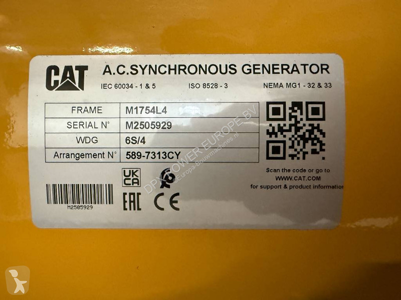 آلة لمواقع البناء Caterpillar DE50E0 - 50 kVA...
