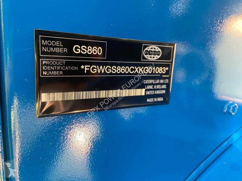 Materiaal voor de bouw FG Wilson P1250-1 -...